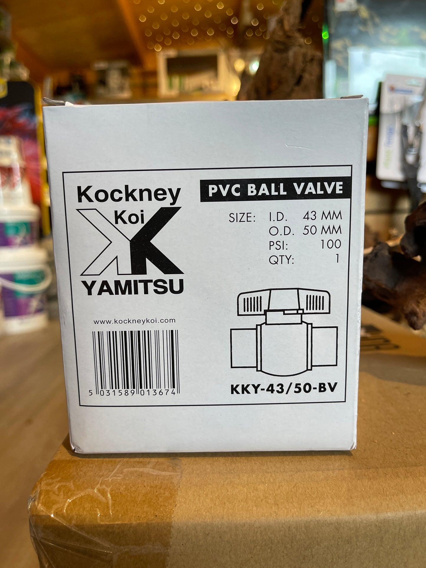 Yamitsu PVC Ball Valve KKY-43/50-BV