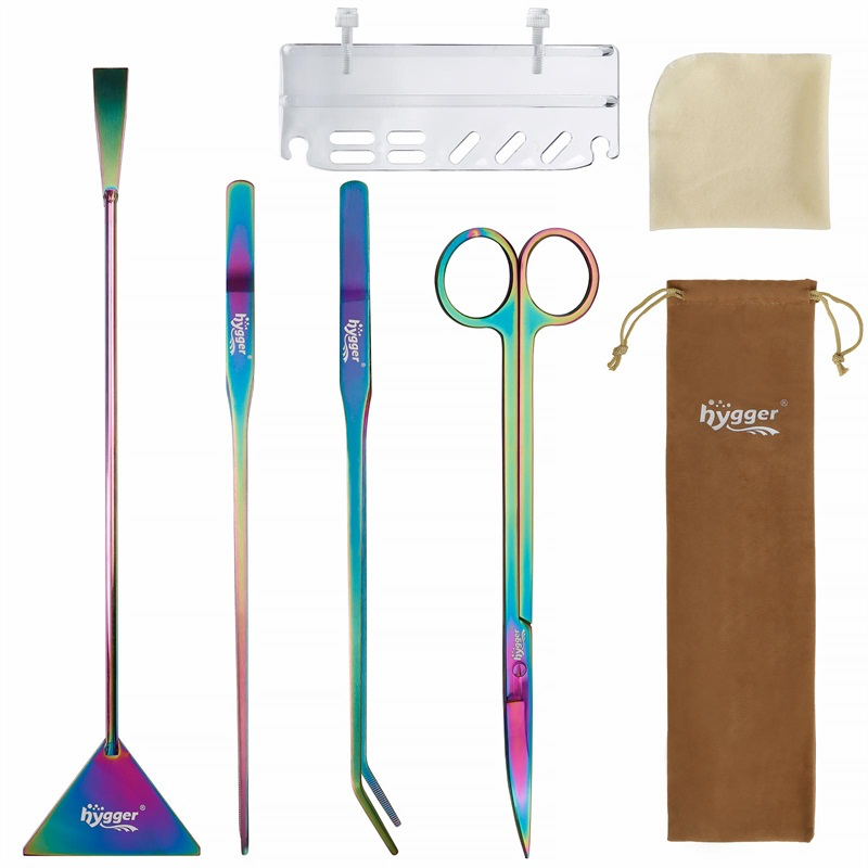 hygger Stainless Steel Aquatic Plant Tool Kits