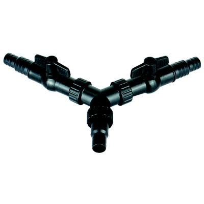 pondXpert ‘Y’ Piece with Flow Regulators Small - 20/25mm