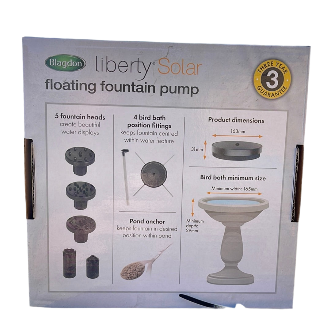 Blagdon Liberty Solar 180 Floating Fountain