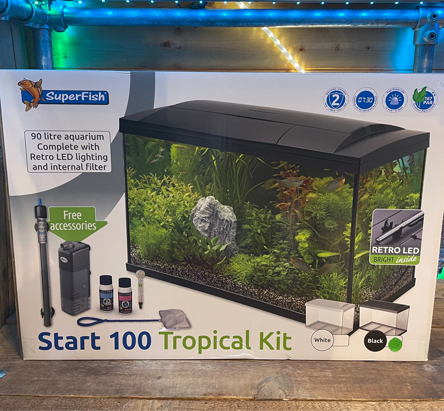 Superfish Start Tropical Aquarium - Black