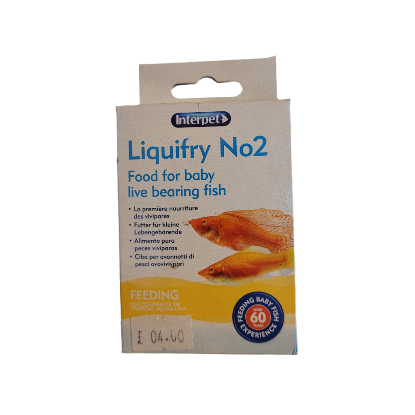 Liquifry No2 Food for Live Bearing Fish