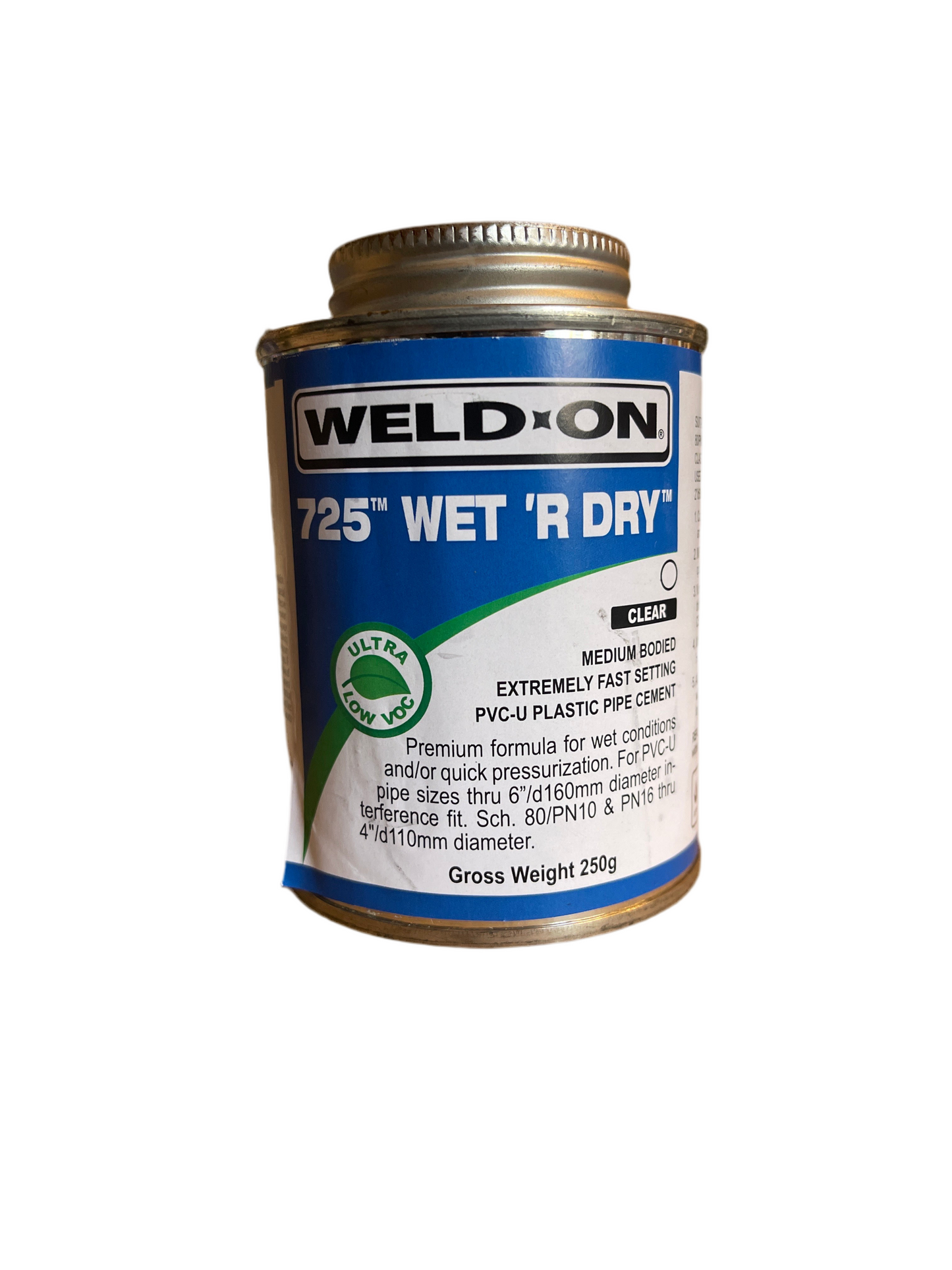 Weld On 725 Wet R Dry Glue Cement