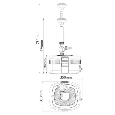 pondXpert TripleAction 15000 XL Submersible Pond