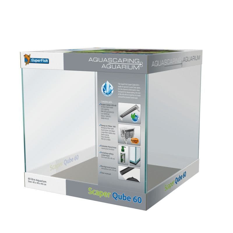 Superfish Scaper Qube 60 Aquarium