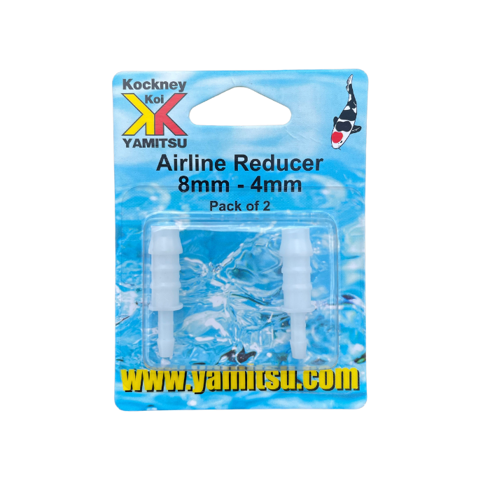 aquarium or pond airline reducer 8mm to 4mm
