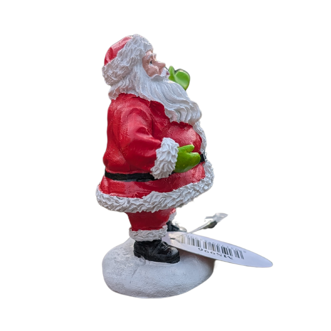 betta santa ornament side view