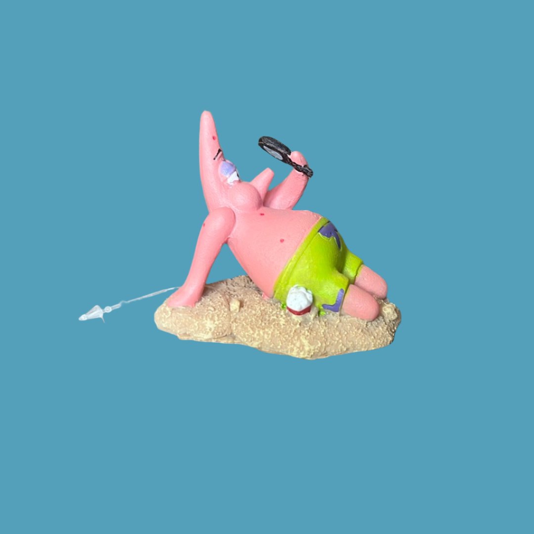 betta starfish man aquarium ornament
