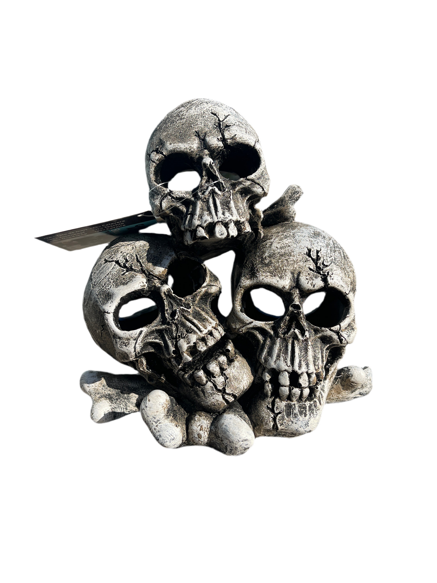 Triple Skulls 605 18x13x18cm Ornament