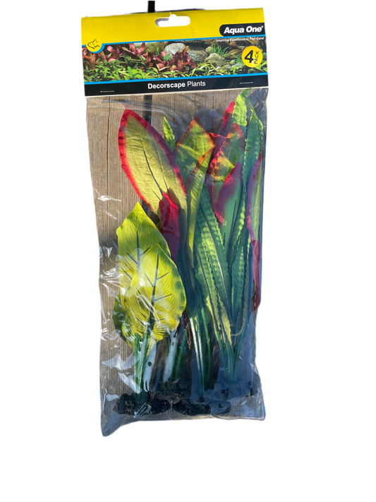 Aqua One | Silk Plant Mix 4pack