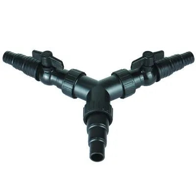 pondXpert ‘Y’ Piece with Flow Regulators - Large 25/32/38mm