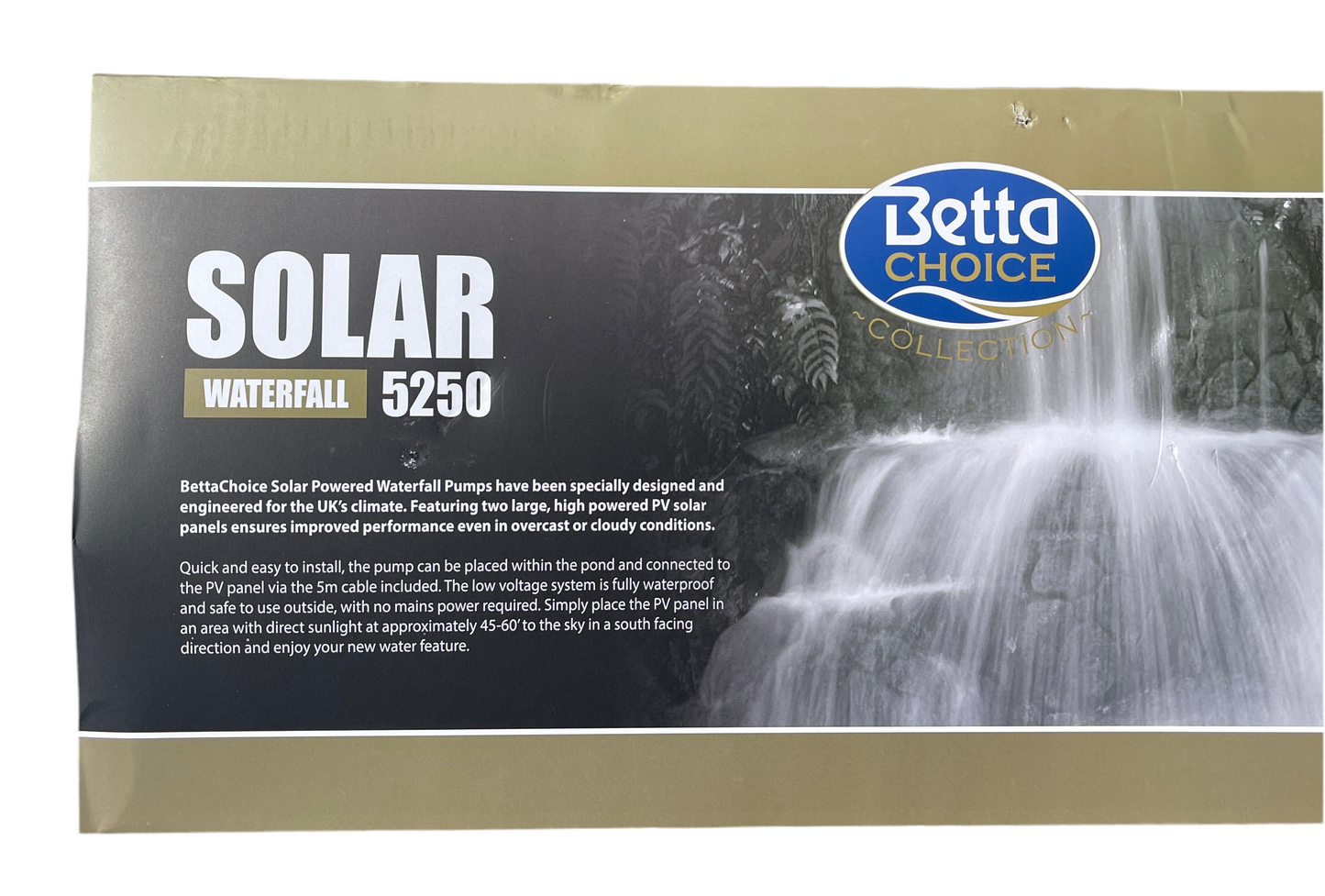 Betta Choice Solar 5250 Waterfall Pump Set