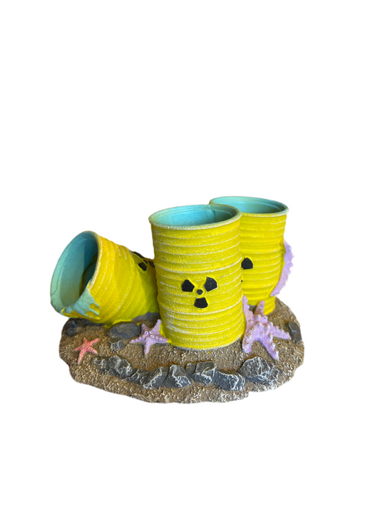 AquaDella Radioactive Barrels 3 Ornament