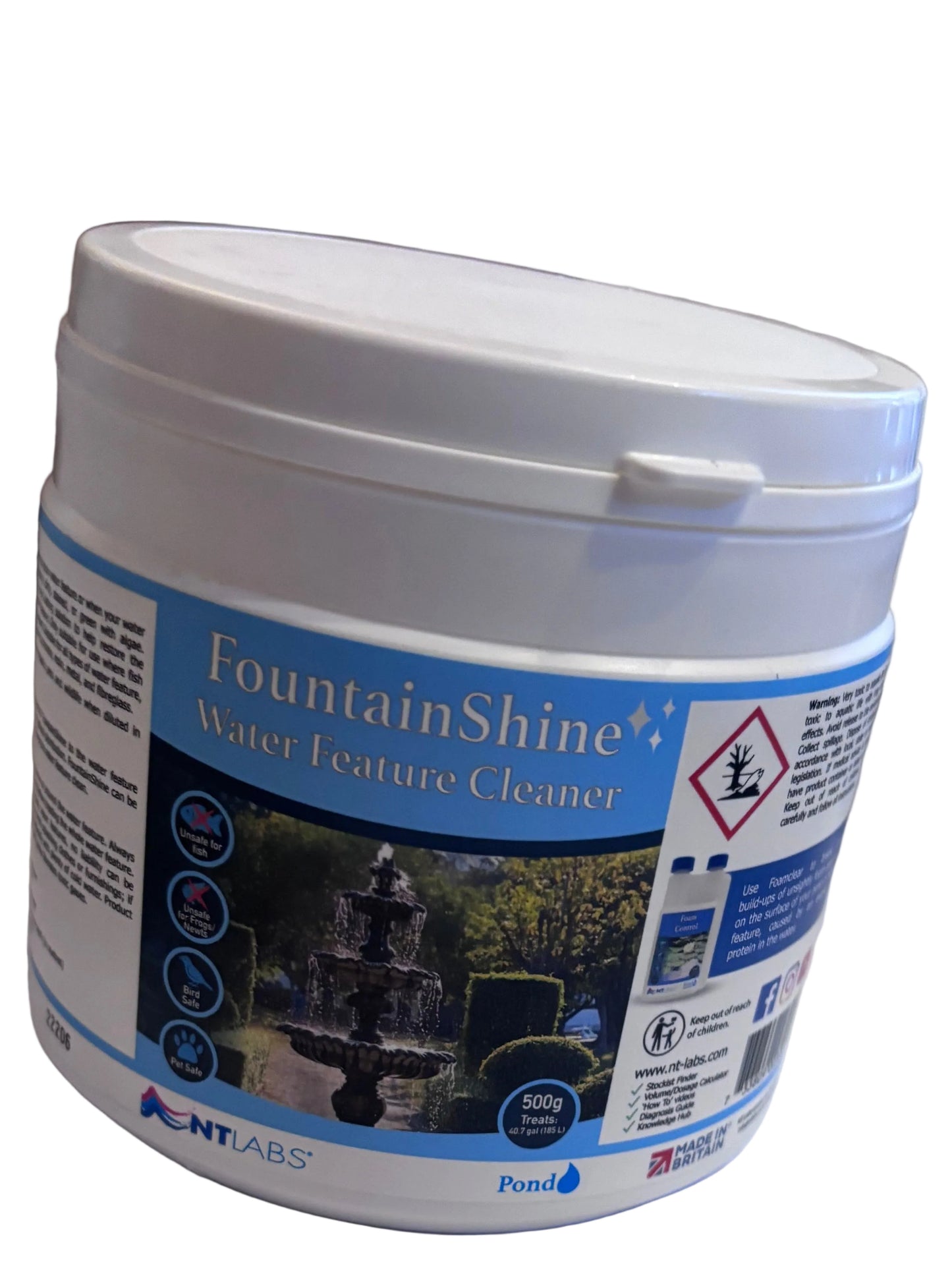 NT Labs FountainShine Water Feature Cleaner