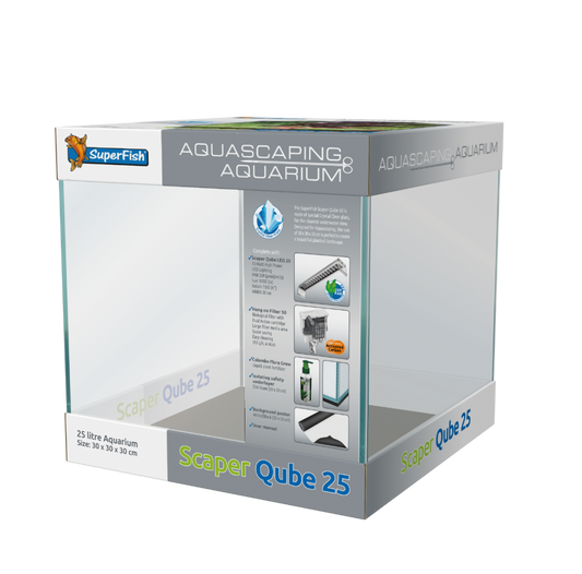 Superfish Scaper Qube 25 Aquarium