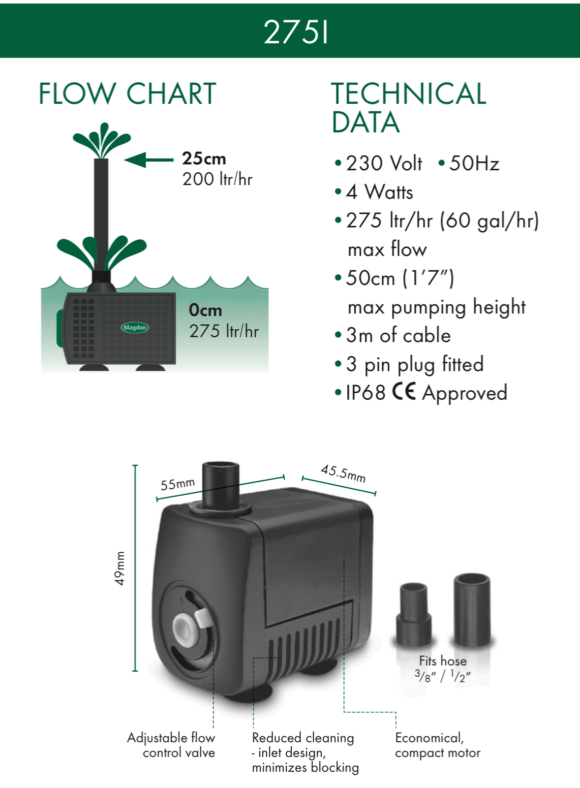 Blagdon Indoor Feature Pump