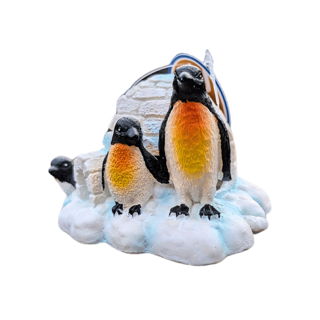 Betta | Penguins with Igloo Aquarium Ornament