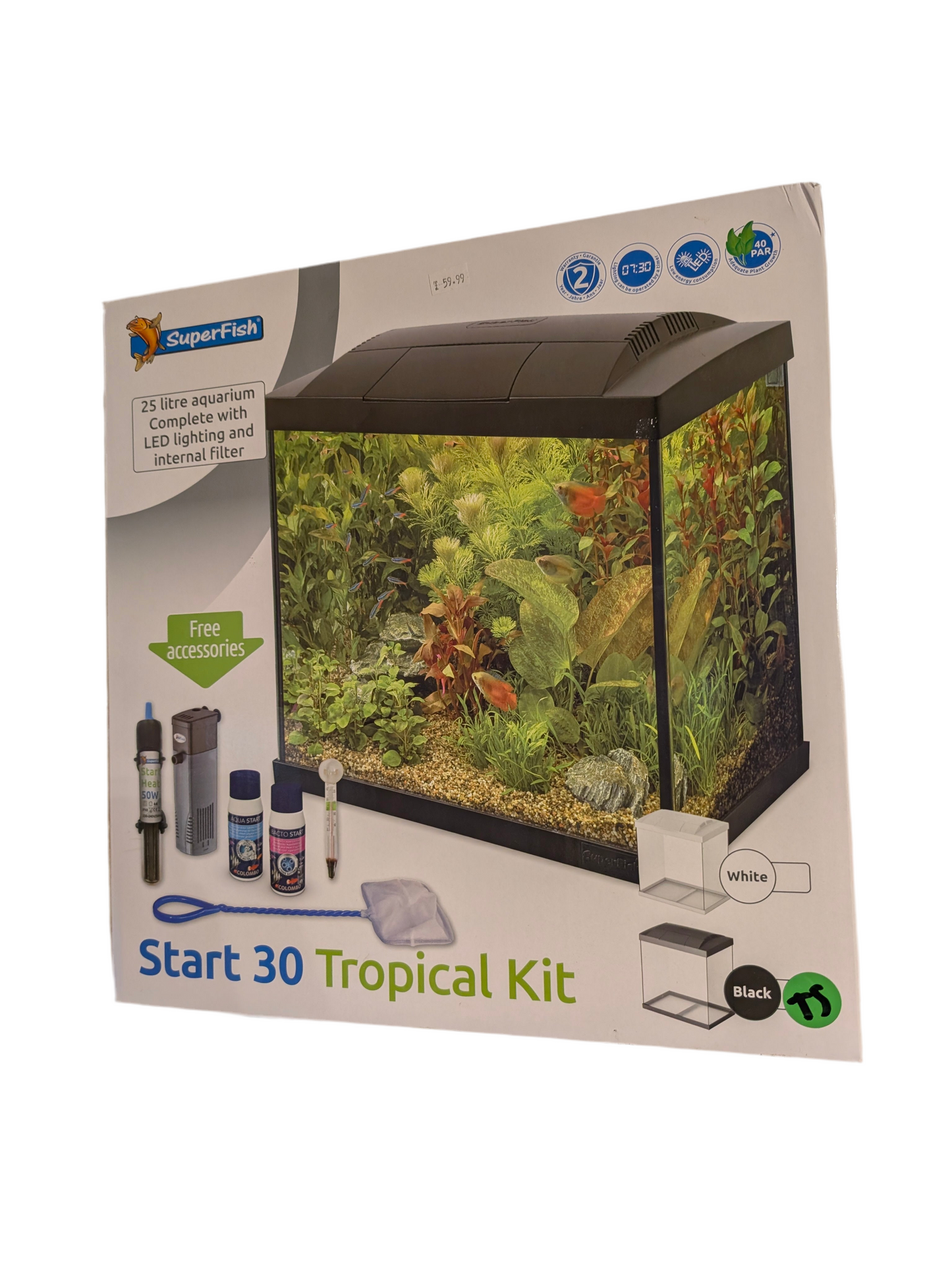 Superfish Start Tropical Aquarium - Black