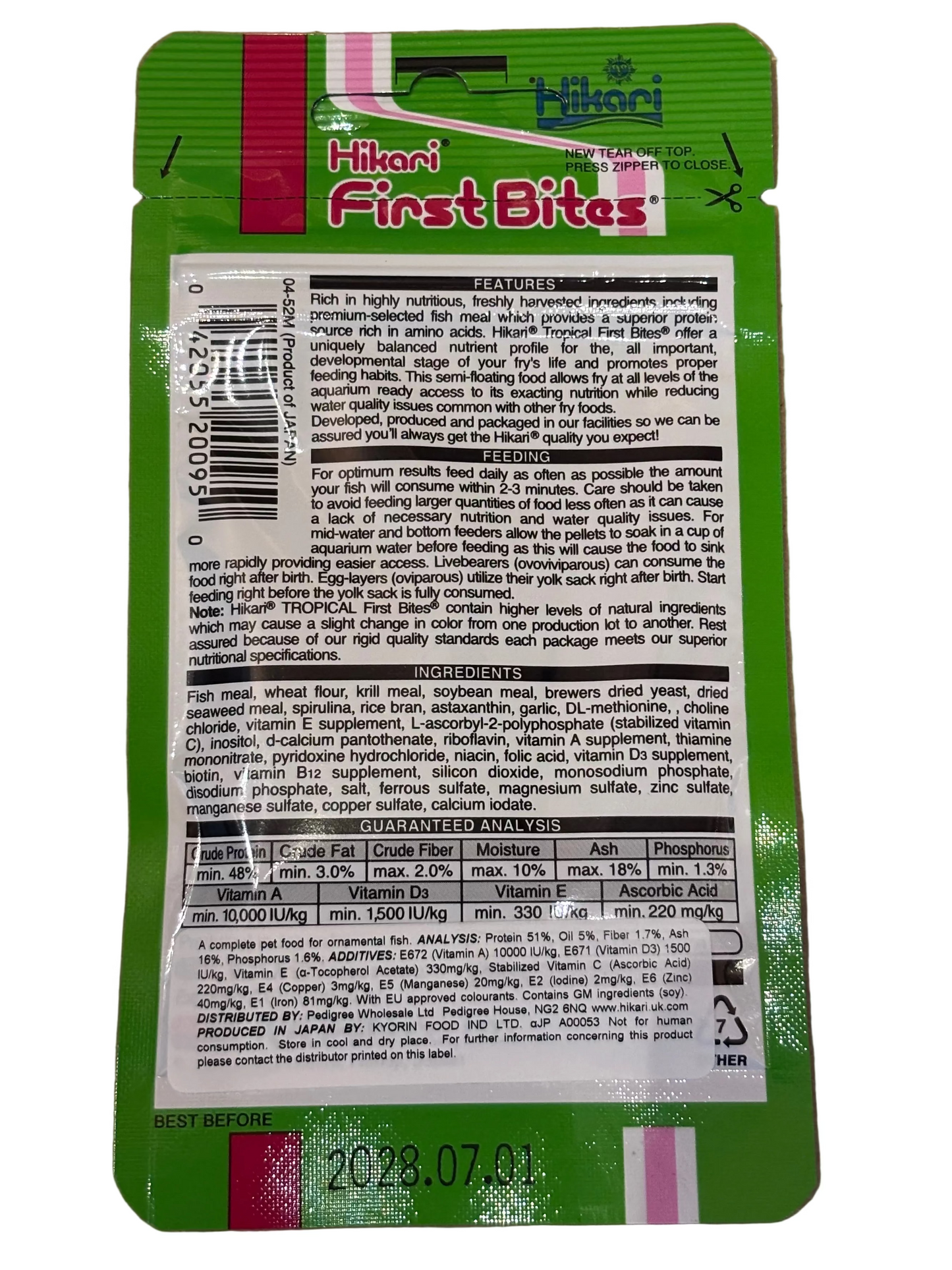 Hikari First Bites Specialist Fish Food