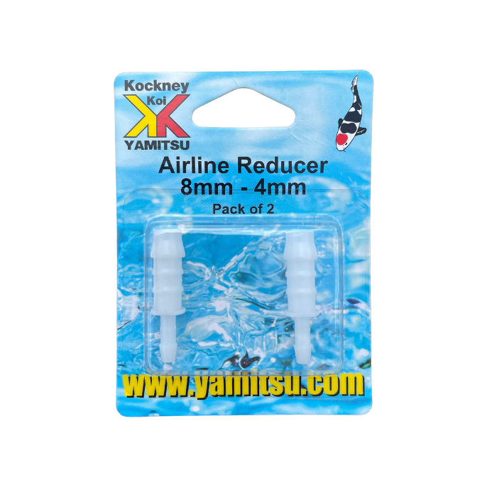 aquarium  or pond airline reducer 8mm to 4mm 