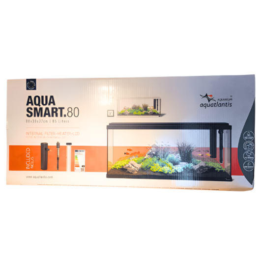 aquatlantis aquasmart 80 aquarium in packaging