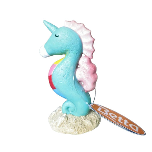 betta seahorse unicorn aquarium ornament