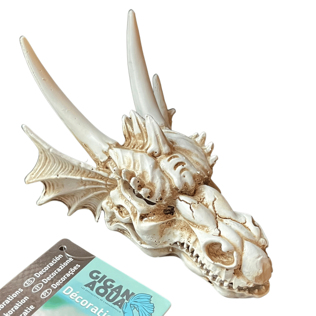 gigan aqua dragon skull ornament