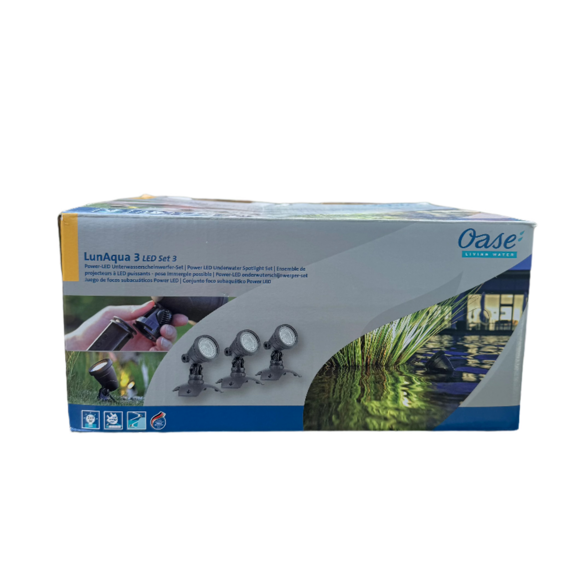 oase lunaqua 3 led pond lights