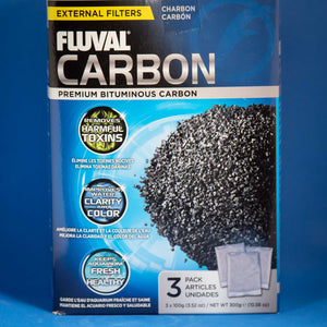 Fluval Premium Activated Carbon - 3x100g Bags