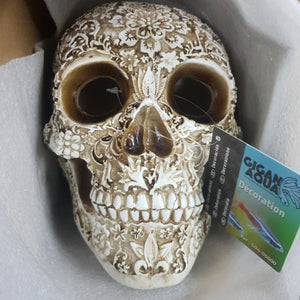 Skull Floral 600 18x12x5cm