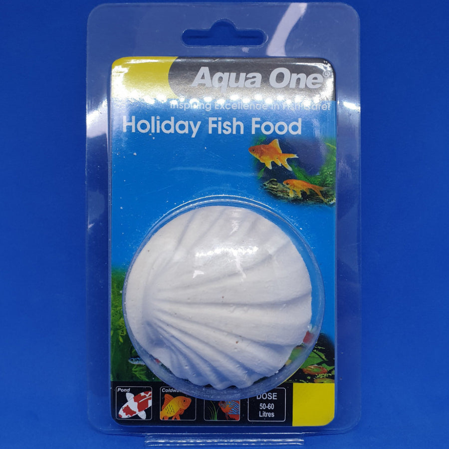 Aqua One 14-day holiday fish food block