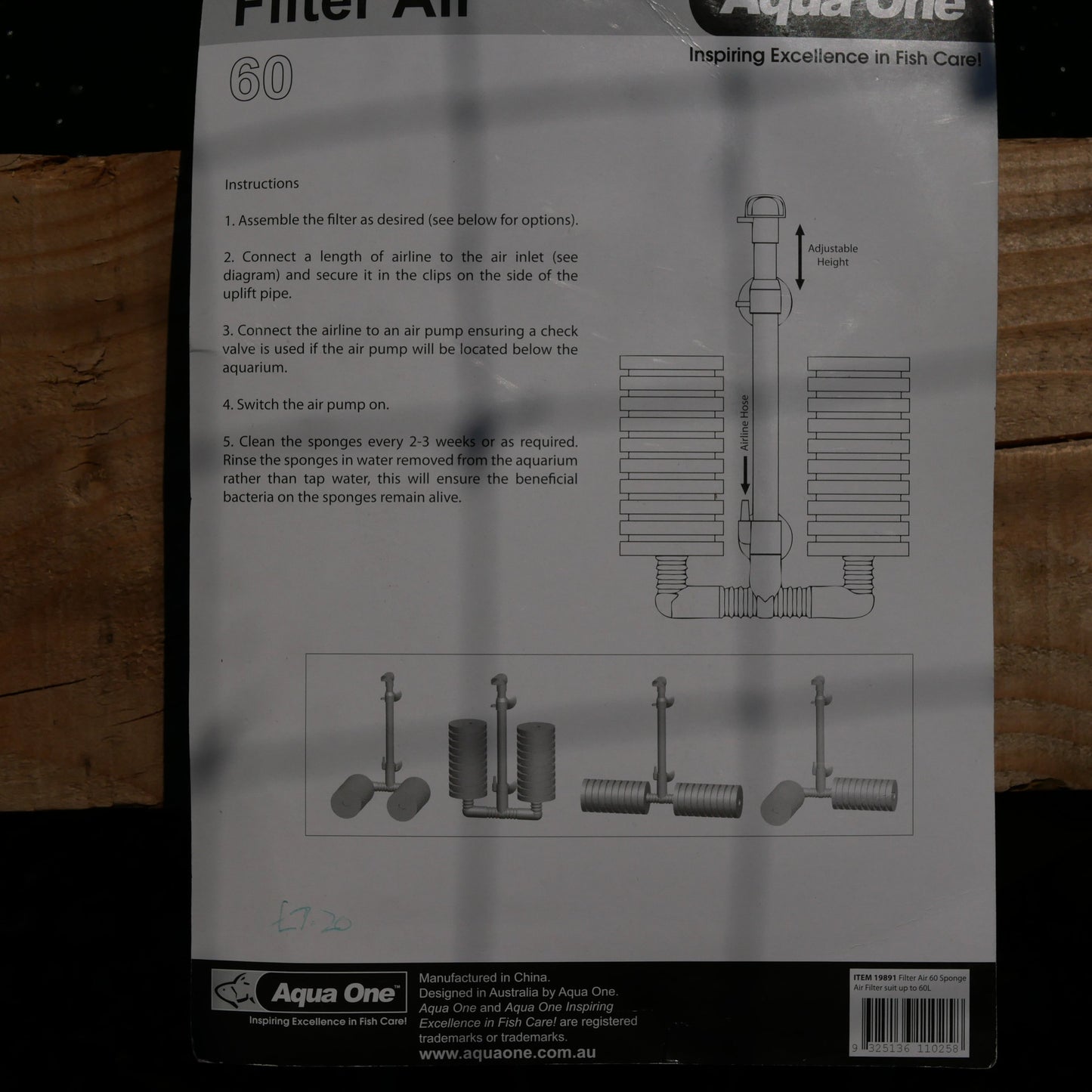 Aqua One Filter Air Breeding Filter