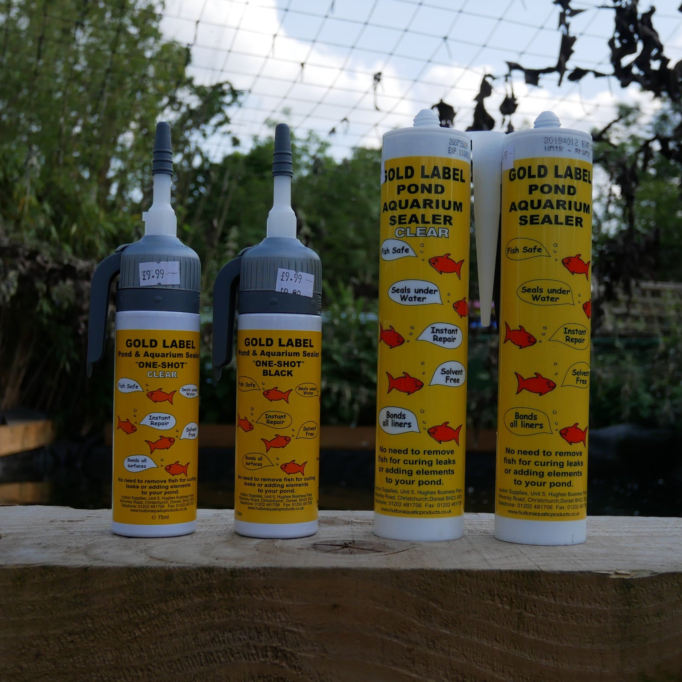 Gold label pond outlet sealer