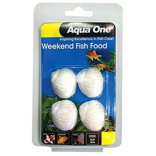 Aqua One Weekend Fish Food Block (4 Blocks)