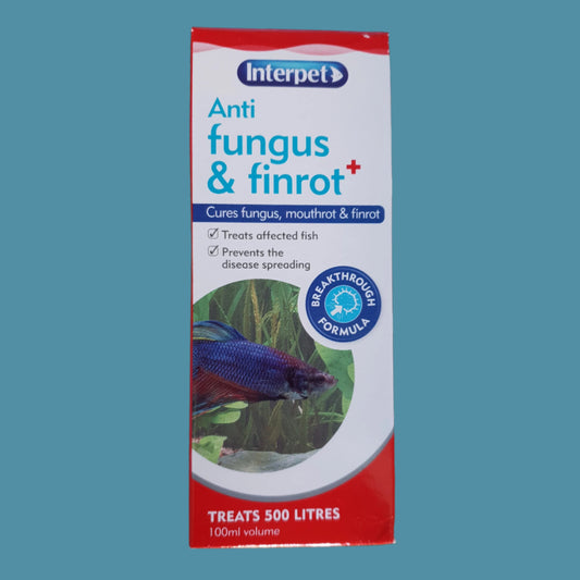 interpet anti fungus and finrot aquarium fish treatment