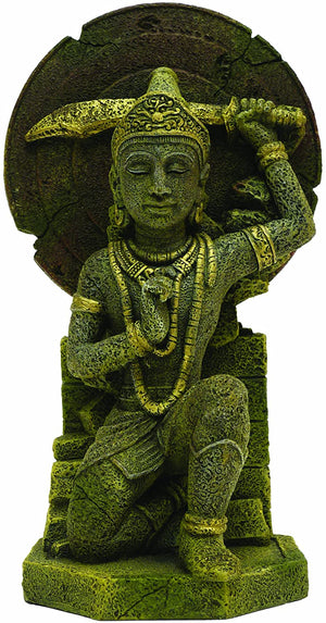 Rosewood Buddha Warrior ornament